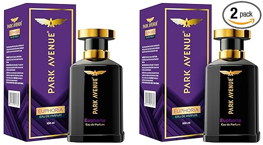 Park Avenue Men Perfume, Euphoria, 100Ml Eau De Parfum, Premium, Long Lasting, Intense Musk Scent Fragrance Spray, Suitable For Every Occasion (Pack Of 2)