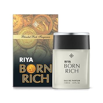 Riya Born Rich Perfume For Men - 100 Ml | Eau De Parfum With Long Lasting Fragrance | Citrus Woody Scent | Luxurious Vogue Scent | Fragrance Spray